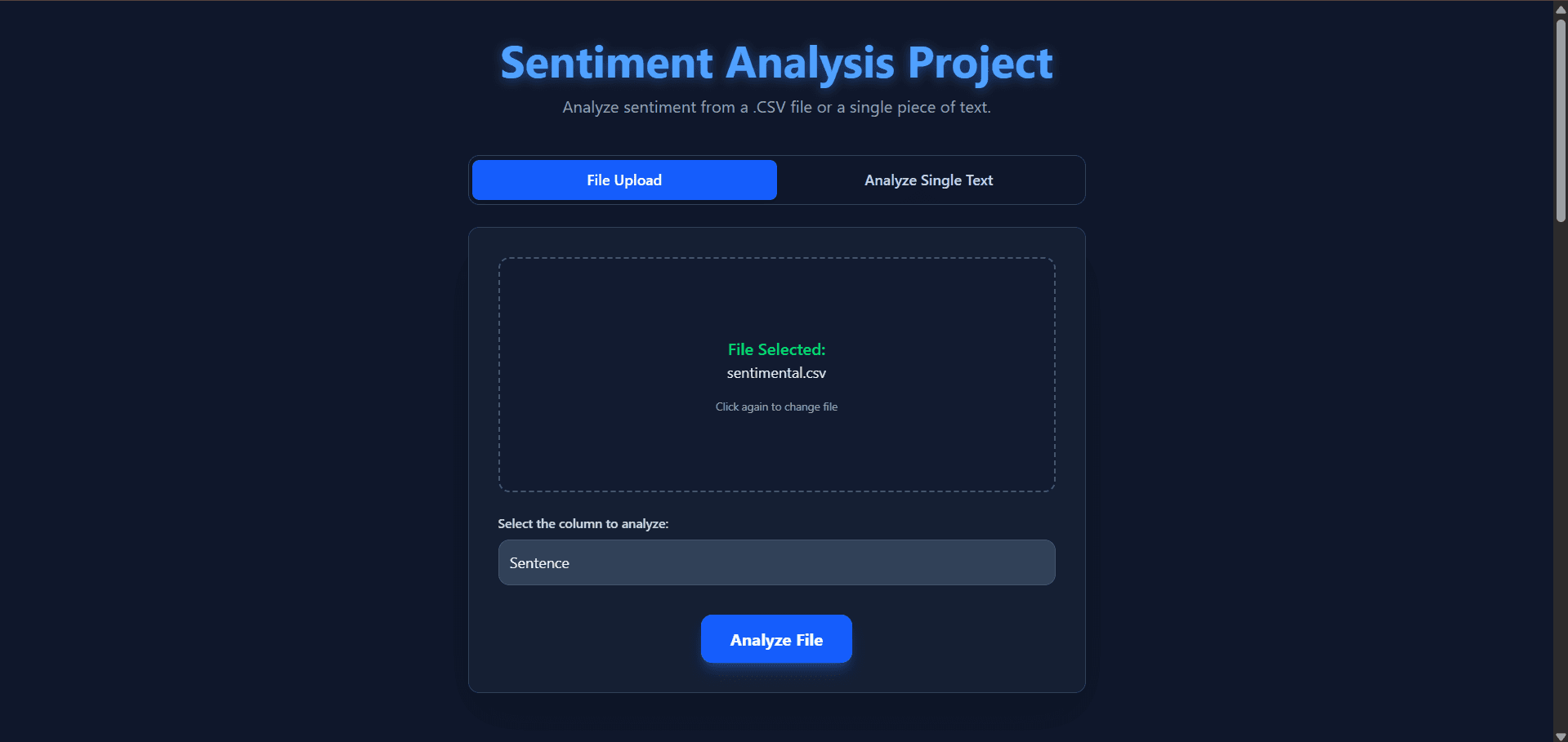 Sentiment Analysis WebApp 1